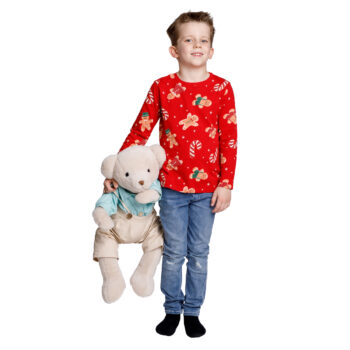 Predstavujeme vám plyšového medveďa Maden Boy Typ 2, ktorý je ideálnym spoločníkom pre deti aj dospelých. Tento roztomilý medvedík v smotanovo-modrej farbe je vyrobený z kvalitnej bavlny, čo zaručuje jeho jemnosť a príjemný dotyk. S výškou 65 cm sa stane výrazným prvkom každej…