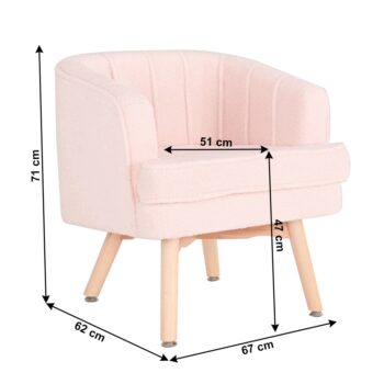 Dizajnové kreslo Maino v kombinácii ružovej a prírodnej farby je ideálnym doplnkom pre váš interiér. Toto klasické kreslo od značky KONDELA ponúka moderný vzhľad, ktorý sa hodí do rôznych štýlov zariadenia. Jeho svetlá farebnosť dodáva priestoru sviežosť…