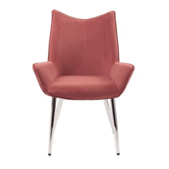 Dizajnové kreslo Mairin Typ 2 v elegantnej kombinácii ružovej a chrómovanej farby je ideálnym doplnkom pre moderné interiéry. Toto klasické kreslo od značky KONDELA ponúka nielen štýlový vzhľad, ale aj pohodlie, ktoré oceníte pri každom sedení. Jeho rozmery sú 63 cm na šírku, 60 cm na hĺbku a 87…