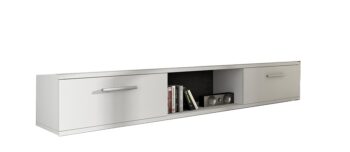 Moderný TV stolík MALTEZ v bielom matnom farebnom prevedení. Korpus stolíka je vyrobený z kvalitného LTD materiálu.  V ponuke aj v iných farebných prevedeniach. Rozmery stolíka š/v/h 176/28/40.Dodávame v demonte.