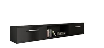 Moderný TV stolík MALTEZ v čiernom matnom farebnom prevedení. Korpus stolíka je vyrobený z kvalitného LTD materiálu.  V ponuke aj v iných farebných prevedeniach. Rozmery stolíka š/v/h 176/28/40.Dodávame v demonte.