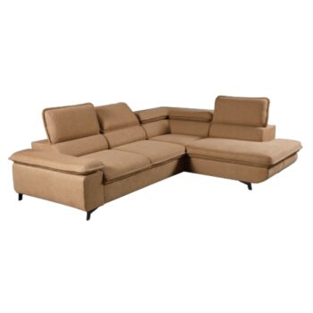 Rohová sedačka s rozkladom a úložným priestorom Manty Roh P v elegantnej kombinácii hnedej a čiernej farby je ideálnym riešením pre moderné interiéry. Táto sedačka značky KONDELA ponúka nielen štýlový vzhľad, ale aj praktické funkcie, ktoré ocení každá domácnosť.