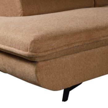 KONDELA Manty Roh P rohová sedačka s rozkladom a úložným priestorom hnedá / čierna – Obrázok 8