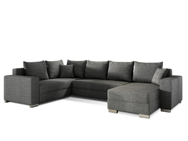 NABBI Mariano L rohová sedačka u s rozkladom a úložným priestorom sivá (Sawana 05) Moderná rohová sedačka MARIANO L je vybavená praktickým úložným priestorom a funkciou rozkladania. Sedačka sa pýši eleganciou, štýlom a nadčasovým dizajnom a vďaka jej priestrannosti si môžete užívať spoločné chvíle strávené s rodinou. Vďaka funkcii rozloženia vytvoríte plnohodnotné lôžko na…