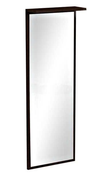 Zrkadlo vhodné ku predsieni MARIENKA. Rám zrkadla je vo farebnom odtieni wenge. Rozmery v/š/h 112 x 40 x 2 cm. Pri tomto nábytku je použitá kvalitná LTD doska. Predsieň MARIENKA ponúkame ako zostavu za zvýhodnenú cenu, prípadne je tu možnosť vyskladania predsieňovej zostavy podľa vlastných požiadaviek výberom jednotlivých dielov. Nábytok je dostupný v dvoch farebných kombináciách. Dodávame v demonte.