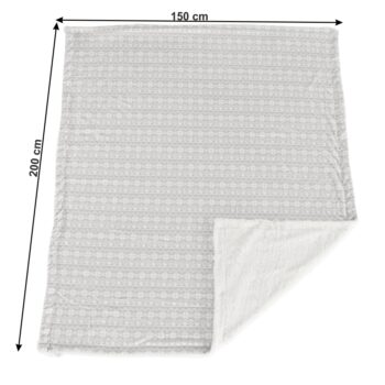 Objavte pohodlie a štýl s obojstrannou baránkovou dekou Marita, ktorá je ideálnym doplnkom do vášho interiéru. Táto deka v rozmeroch 150x200 cm ponúka kombináciu moderného dizajnu a praktickosti, čo ju robí skvelým spoločníkom pre chladné večery.