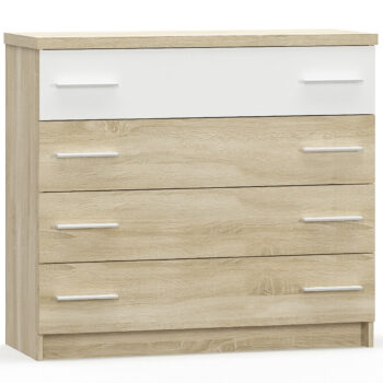 Čistá línia, jednoduchý dizajn a krásna súhra farieb sa vyníma na jedinečnej kolekcii MATEO. Ako vyskladanú zostavu z tejto kolekcie si môžete zakúpiť spálňu Mateo, ktorú tvorí (ŠxHxV): zásuvková komoda (102,8x40,1x92,2 cm), šatníková skriňa (200,8x58,1x214,1 cm), manželská posteľ…