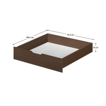 Jednolôžková posteľ s roštom Mauricius 90 v elegantnom orechovom prevedení je ideálnym riešením pre každého, kto hľadá kvalitný a moderný nábytok do spálne. Táto posteľ je navrhnutá tak, aby poskytovala maximálny komfort a funkčnosť pre jednu osobu.