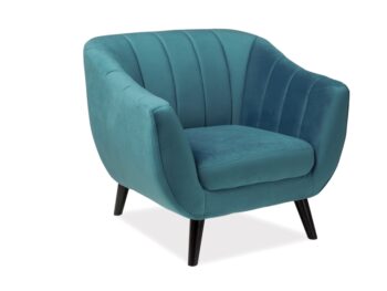 Pohodlné čalúnené kreslo s drevenými nožičkami vo farbe wenge. Vhodné do interiérov v škandinávskom štýle.Kreslo je vhodné do obývačky, jedálne i reštaurácie či kaviarne. Kreslo je dostupné aj v ďalších farbách na výber. Ozdobné prešívanie dodáva kreslu eleganciu.Rozmery kresla:Celková výška: 83 cmVýška sedáku: 43 cmHĺbka kresla: 57 cmŠírka kresla: 91 cm