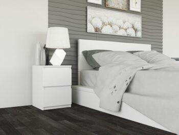 Moderná elegancia vo svojej čistej podobe poteší predovšetkým priaznivcov moderných aranžmánov založených na minimalizme a jednoduchom dizajne. To platí aj pre nočný stolík MELWIN M2.Jeho rozmery 30x30x40 cm umožňujú, aby sa zmestil aj do malých priestorov. Naši zákazníci ho však oceňujú predovšetkým pre jeho kapacitu. Dve hlboké zásuvky poskytujú útočisko všetkému, čo je pred spaním viac či menej potrebné. Svoje miesto tam nájdu okuliare, telefón s nabíjačkou, obľúbené knihy, lieky a dokonca aj tablet. Vďaka tomu nočný stolík MELWIN nezaberá miesto, ale ho dokonca zväčšuje, pričom využíva každý centimeter priestoru.Bezúchytkové čelá zásuviek zaisťujú pohodlné používanie a zdôrazňujú moderný charakter interiéru. Zásuvky na valčekových vodiacich koľajniciach zabezpečia pohodlné a predovšetkým bezpečné používanie. Materiál: kvalitné LTD + povrchová úprava ABS plastom (vyznačuje sa vysokou mechanickou a chemickou pevnosťou)ROZMERY:Hĺbka: 30 cmŠírka: 30 cmVýška: 40 cmDodávame v demonte