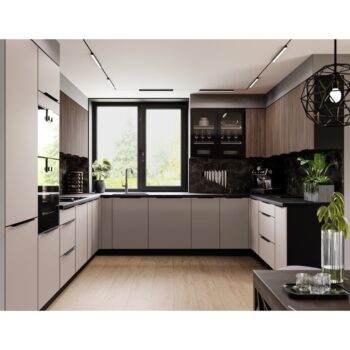 Predstavujeme vám hornú kuchynskú skrinku Menzo 30 G-72 1F, ktorá je ideálnym riešením pre moderné kuchyne. Táto skrinka v elegantnom farebnom prevedení čierna/orech prinesie do vášho interiéru štýlový a sofistikovaný vzhľad.