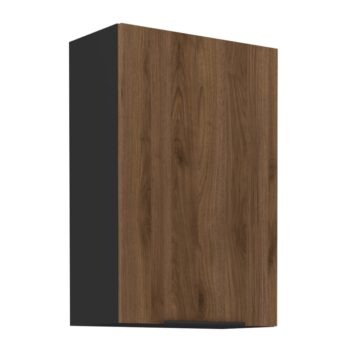 <p>Predstavujeme vám hornú kuchynskú skrinku Menzo 60 G-90 1F v elegantnom prevedení čierna/orech, ktorá je ideálnym riešením pre moderné kuchyne. Táto skrinka od značky KONDELA kombinuje štýlový dizajn s praktickými funkciami, ktoré ocení každý milovník kvalitného nábytku.</p>