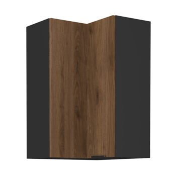 Predstavujeme vám hornú rohovú kuchynskú skrinku Menzo 60x60 GN-90 2F v elegantnom farebnom prevedení čierna a orech, ktorá je ideálnym riešením pre moderné kuchyne. Táto skrinka od značky KONDELA je navrhnutá tak, aby efektívne využila priestor vo vašej kuchyni a poskytla dostatok úložného…