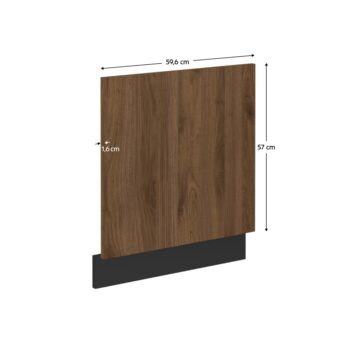 Dvierka na umývačku Menzo ZM 57x59,6 cm v elegantnej kombinácii čiernej a orechovej farby sú ideálnym riešením pre moderné interiéry. Tento produkt od značky KONDELA je vyrobený z kvalitného aglomerovaného materiálu, konkrétne laminovanej DTD, čo zaručuje jeho dlhú životnosť a odolnosť voči…