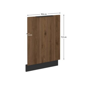 Dvierka na umývačku Menzo ZM 71,3x59,6 cm v elegantnom prevedení čierna/orech sú ideálnym riešením pre moderné interiéry. Tieto dvierka od značky KONDELA ponúkajú nielen štýlový vzhľad, ale aj praktickosť a funkčnosť.