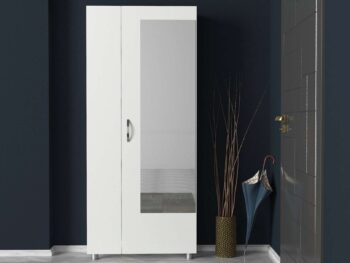 MERYA – Elegantná predsieňová zostavaUrobte zo svojej predsiene štýlové a funkčné miesto s našou predsieňovou zostavou MERYA. Táto moderná biela zostava je navrhnutá tak, aby poskytovala nielen dostatok úložného priestoru, ale aj elegantný vzhľad, ktorý bude ozdobou vašej predsiene.Typ tovaru: Predsieňová zostavaVhodné do miestnosti: PredsieňMateriál: LTD a skloRozmer: 80 x 185 x 28.6 cmFarba: BielaVybavenie: Zrkadlo, skriňa, šatník a vešiakyHrúbka materiálu: 18 mmPoznámka: Dodávame v demonte.Predsiňová zostava MERYA ponúka kombináciu skrine, šatníka, vešiakov a veľkého zrkadla, čo zaisťuje dostatok úložného priestoru pre všetky vaše potreby. Vyrobená z kvalitných materiálov LTD a skla s hrúbkou 18 mm, zaručuje dlhú životnosť a odolnosť. Čistý biely dizajn dodáva zostave moderný a svieži vzhľad, ktorý ľahko zapadne do každého interiéru.Pridajte do svojej predsiene eleganciu a praktickosť s predsieňovou zostavou MERYA, ktorá kombinuje skvelý dizajn s funkčnosťou!