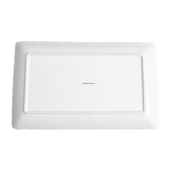 Predstavujeme vám elegantný servírovací tanier Modaf Typ 1, ktorý je ideálnym doplnkom pre každú modernú domácnosť. Tento tanier vyniká svojím čistým bielym prevedením, ktoré sa ľahko kombinuje s akýmkoľvek interiérom a dodáva stolovaniu nádych sofistikovanosti.