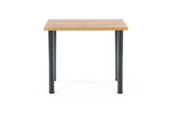V jednoduchosti je krása. Jednoduchý a zároveň elegantný jedálenský stôl MODEX 2 90 je vhodné umiestniť do každej modernej či klasickej domácnosti. Materiál použitý na jeho výrobu je dyhovaná nábytková doska s hrúbkou 32 mm a stabilitu zabezpečujú pevné nohy z ocele s práškovým nástrekom. Farebné…