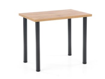 V jednoduchosti je krása. Jednoduchý a zároveň elegantný jedálenský stôl MODEX 2 90 je vhodné umiestniť do každej modernej či klasickej domácnosti. Materiál použitý na jeho výrobu je dyhovaná nábytková doska s hrúbkou 32 mm a stabilitu zabezpečujú pevné nohy z ocele s práškovým nástrekom. Farebné…