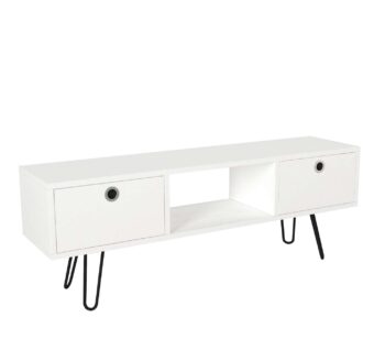 Predstavujeme MONDA, TV stolík, ktorý prináša elegantný a moderný dizajn do vašej obývačky. Tento úzky a štýlový nábytok v bielej farbe je navrhnutý tak, aby poskytoval praktické a estetické riešenie pre vaše multimediálne zariadenia a ďalšie potreby.Detailné špecifikácieTyp tovaru: TV stolíkMateriál: Kvalitné LTD a kov, s hrúbkou materiálu 18 mm, zaisťujúce odolnosť a dlhú životnosť.Rozmery: 120 x 43.1 x 29.5 cm, ideálny pre moderné a kompaktné obývacie priestory.Farba: Elegantná biela, ktorá pridáva sviežosť a čistotu vášmu interiéru.Vybavenie: Regálka a skrinky, poskytujúce dostatok úložného priestoru pre elektroniku, knihy alebo dekorácie.Vzhľad: Úzky dizajn, ktorý je ideálny pre menšie priestory alebo pre vytvorenie štýlového prvku vo vašej obývačke.Počet dverí, dvierok: Dve dverové, čo zaisťuje efektívne a estetické skryté úložné riešenie.Dodatočné informácie: Produkt je dodávaný v demontovanom stave, čo uľahčuje transport a montáž.TV stolík MONDA je skvelou voľbou pre tých, ktorí hľadajú moderný a funkčný nábytok s elegantným vzhľadom. Jeho biela farba a minimalistický dizajn prinášajú do vášho domova sviežosť a moderný štýl.