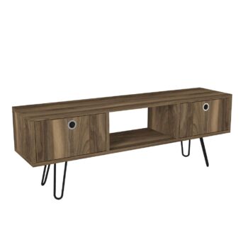 Predstavujeme MONDA, TV stolík, ktorý prináša do vašej obývačky eleganciu a moderný dizajn. Tento úzky a štýlový nábytok v orechovej farbe je navrhnutý tak, aby poskytoval praktické a estetické riešenie pre vaše multimediálne zariadenia a ďalšie potreby.Detailné špecifikácieTyp tovaru: TV stolíkMateriál: Kvalitné LTD a kov, s hrúbkou materiálu 18 mm, zaisťujúce odolnosť a dlhú životnosť.Rozmery: 120 x 43.1 x 29.5 cm, ideálny pre moderné a kompaktné obývacie priestory.Farba: Elegantný orech, ktorý pridáva teplý a prirodzený nádych vášmu interiéru.Vybavenie: Regálka a skrinka, poskytujúca dostatok úložného priestoru pre elektroniku, knihy alebo dekorácie.Vzhľad: Úzky dizajn, ktorý je ideálny pre menšie priestory alebo pre vytvorenie štýlového prvku vo vašej obývačke.Počet dverí, dvierok: Dvoch dverové, čo zaisťuje efektívne a estetické skryté úložné riešenie.Dodatočné informácie: Produkt je dodávaný v demontovanom stave, čo uľahčuje transport a montáž.TV stolík MONDA je skvelou voľbou pre tých, ktorí hľadajú moderný a funkčný nábytok s elegantným vzhľadom. Jeho orechová farba a minimalistický dizajn prinášajú do vášho domova teplo a moderný štýl.