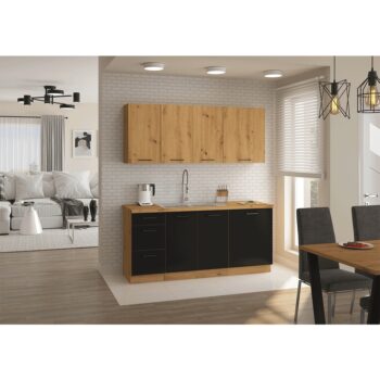 Dolná kuchynská skrinka Monro 30 D OTW BB - dub artisan je moderným a praktickým doplnkom do každej kuchyne. Tento produkt značky Kondela je vyrobený z aglomerovaného materiálu, konkrétne laminovanej DTD, čo mu dodáva vysokú odolnosť a dlhú životnosť. Skrinka má tmavú farbu dubu artisan, ktorá…
