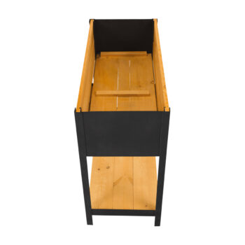 Vyvýšený záhon s policou Monto Typ 1 v prírodnej a čiernej farbe je ideálnym riešením pre všetkých milovníkov záhradníčenia, ktorí hľadajú praktický a esteticky príjemný doplnok do svojej záhrady. Tento moderný hranatý záhon je navrhnutý tak, aby poskytoval optimálne podmienky pre pestovanie…