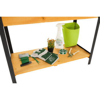 Vyvýšený záhon s policou Monto Typ 1 v prírodnej a čiernej farbe je ideálnym riešením pre všetkých milovníkov záhradníčenia, ktorí hľadajú praktický a esteticky príjemný doplnok do svojej záhrady. Tento moderný hranatý záhon je navrhnutý tak, aby poskytoval optimálne podmienky pre pestovanie…