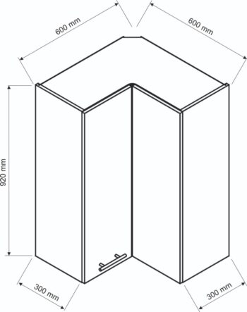 Kuchynský nábytok MOON bol vytvorený pre milovníkom minimalistických kuchýň. Je v jednoduchom a nadčasovom dizajne. Jej predné časti sú charakteristické ako anti-fingerprint - ochrana nábytku proti odtlačkom prstov. Korpus nábytku je vyrobený zo 16 mm hrubej LTD dosky. Predné dvierka sú vyrobené z akrylovej matnej dosky s hrúbkou 18,7 mm. Horná kuchynská skrinka je v čiernej farbe v matnom prevedení. Rozmery (š,v,h): 60 x 92 x 60 cm.Úchyty nie sú v cene. Je potrebné ich doobjednať.Dodávame v demontovanom stave.