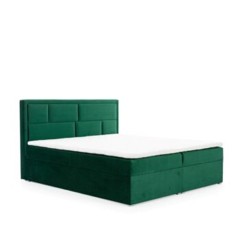 MOREN je vkusná, elegantná, dokonale mäkká a pohodlná boxspring kontinentálna posteľ v modernom klasickom štýle v rozmer 140 x 200 cm, v látke Monolith 77Výnimočný komfort umocňuje 53 cm vysoký sedák a výplň lôžka. Bonnell matrac a pena T25 poskytujú užívateľovi nábytku najvyšší komfort a dokonale stabilizujú polohu tela počas odpočinku. Toto riešenie zaručuje pohodlný odpočinok pre každého, pretože zdravý spánok je dobrý spánok! Okrem značného komfortu stojí za pozornosť aj povrchová úprava jednotlivých prvkov modelu. Vysoké čelo postele, šité v tvare nepravidelných obdĺžnikov, je mäkkou, pohodlnou a neoceniteľnou oporou a zaujímavou dekoráciou do spálne.Vďaka dvom priestranným kontajnerom na lôžkoviny je náš boxspring nielen funkčným zariadením domácnosti, ale aj vlastnou oázou pokoja, vďaka čomu je používanie takejto postele skutočným pôžitkom. Oplatí sa mať  posteľ ako Moren ,spokojnosť zaručená.Rozmery:ŠxHxV: 140 x 215 x 115 cmvýška sedu: 53 cmplocha na spanie: 140 x 200 cmhmotnosť: 189 kgmatrac: pena T25 + bonnelvýška nožičiek: 2 cmUpozornenie: Váš monitor nemusí zobrazovať farby také, ako sú v skutočnosti.   