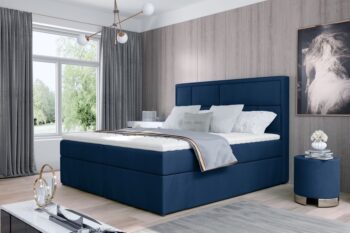 MOREN je vkusná, elegantná, dokonale mäkká a pohodlná boxspring kontinentálna posteľ v modernom klasickom štýle v rozmer 140 x 200 cm, v látke Monolith 77Výnimočný komfort umocňuje 53 cm vysoký sedák a výplň lôžka. Bonnell matrac a pena T25 poskytujú užívateľovi nábytku najvyšší komfort a dokonale stabilizujú polohu tela počas odpočinku. Toto riešenie zaručuje pohodlný odpočinok pre každého, pretože zdravý spánok je dobrý spánok! Okrem značného komfortu stojí za pozornosť aj povrchová úprava jednotlivých prvkov modelu. Vysoké čelo postele, šité v tvare nepravidelných obdĺžnikov, je mäkkou, pohodlnou a neoceniteľnou oporou a zaujímavou dekoráciou do spálne.Vďaka dvom priestranným kontajnerom na lôžkoviny je náš boxspring nielen funkčným zariadením domácnosti, ale aj vlastnou oázou pokoja, vďaka čomu je používanie takejto postele skutočným pôžitkom. Oplatí sa mať  posteľ ako Moren ,spokojnosť zaručená.Rozmery:ŠxHxV: 140 x 215 x 115 cmvýška sedu: 53 cmplocha na spanie: 140 x 200 cmhmotnosť: 189 kgmatrac: pena T25 + bonnelvýška nožičiek: 2 cmUpozornenie: Váš monitor nemusí zobrazovať farby také, ako sú v skutočnosti.   