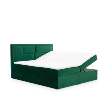 MOREN je vkusná, elegantná, dokonale mäkká a pohodlná boxspring kontinentálna posteľ v modernom klasickom štýle v rozmer 140 x 200 cm, v látke Monolith 77Výnimočný komfort umocňuje 53 cm vysoký sedák a výplň lôžka. Bonnell matrac a pena T25 poskytujú užívateľovi nábytku najvyšší komfort a dokonale stabilizujú polohu tela počas odpočinku. Toto riešenie zaručuje pohodlný odpočinok pre každého, pretože zdravý spánok je dobrý spánok! Okrem značného komfortu stojí za pozornosť aj povrchová úprava jednotlivých prvkov modelu. Vysoké čelo postele, šité v tvare nepravidelných obdĺžnikov, je mäkkou, pohodlnou a neoceniteľnou oporou a zaujímavou dekoráciou do spálne.Vďaka dvom priestranným kontajnerom na lôžkoviny je náš boxspring nielen funkčným zariadením domácnosti, ale aj vlastnou oázou pokoja, vďaka čomu je používanie takejto postele skutočným pôžitkom. Oplatí sa mať  posteľ ako Moren ,spokojnosť zaručená.Rozmery:ŠxHxV: 140 x 215 x 115 cmvýška sedu: 53 cmplocha na spanie: 140 x 200 cmhmotnosť: 189 kgmatrac: pena T25 + bonnelvýška nožičiek: 2 cmUpozornenie: Váš monitor nemusí zobrazovať farby také, ako sú v skutočnosti.   