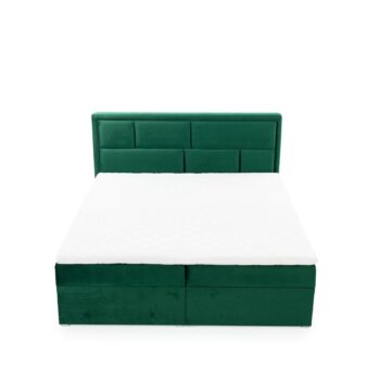 MOREN je vkusná, elegantná, dokonale mäkká a pohodlná boxspring kontinentálna posteľ v modernom klasickom štýle v rozmer 140 x 200 cm, v látke Monolith 77Výnimočný komfort umocňuje 53 cm vysoký sedák a výplň lôžka. Bonnell matrac a pena T25 poskytujú užívateľovi nábytku najvyšší komfort a dokonale stabilizujú polohu tela počas odpočinku. Toto riešenie zaručuje pohodlný odpočinok pre každého, pretože zdravý spánok je dobrý spánok! Okrem značného komfortu stojí za pozornosť aj povrchová úprava jednotlivých prvkov modelu. Vysoké čelo postele, šité v tvare nepravidelných obdĺžnikov, je mäkkou, pohodlnou a neoceniteľnou oporou a zaujímavou dekoráciou do spálne.Vďaka dvom priestranným kontajnerom na lôžkoviny je náš boxspring nielen funkčným zariadením domácnosti, ale aj vlastnou oázou pokoja, vďaka čomu je používanie takejto postele skutočným pôžitkom. Oplatí sa mať  posteľ ako Moren ,spokojnosť zaručená.Rozmery:ŠxHxV: 140 x 215 x 115 cmvýška sedu: 53 cmplocha na spanie: 140 x 200 cmhmotnosť: 189 kgmatrac: pena T25 + bonnelvýška nožičiek: 2 cmUpozornenie: Váš monitor nemusí zobrazovať farby také, ako sú v skutočnosti.   