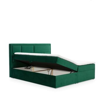MOREN je vkusná, elegantná, dokonale mäkká a pohodlná boxspring kontinentálna posteľ v modernom klasickom štýle, v rozmere 140 x 200 cm v látke Soft 17Výnimočný komfort umocňuje 53 cm vysoký sedák a výplň lôžka. Bonnell matrac a pena T25 poskytujú užívateľovi nábytku najvyšší komfort a dokonale stabilizujú polohu tela počas odpočinku. Toto riešenie zaručuje pohodlný odpočinok pre každého, pretože zdravý spánok je dobrý spánok! Okrem značného komfortu stojí za pozornosť aj povrchová úprava jednotlivých prvkov modelu. Vysoké čelo postele, šité v tvare nepravidelných obdĺžnikov, je mäkkou, pohodlnou a neoceniteľnou oporou a zaujímavou dekoráciou do spálne.Vďaka dvom priestranným kontajnerom na lôžkoviny je náš boxspring nielen funkčným zariadením domácnosti, ale aj vlastnou oázou pokoja, vďaka čomu je používanie takejto postele skutočným pôžitkom. Oplatí sa mať  posteľ ako Moren ,spokojnosť zaručená.Rozmery:ŠxHxV: 140 x 215 x 115 cmvýška sedu: 53 cmplocha na spanie: 140 x 200 cmhmotnosť: 189 kgmatrac: pena T25 + bonnelvýška nožičiek: 2 cmUpozornenie: Váš monitor nemusí zobrazovať farby také, ako sú v skutočnosti.   