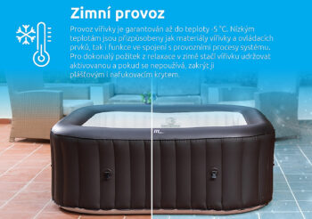 MSPA Kompozitný pevný vírivý bazén MSPA Oslo plus (1150 l)