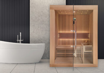 Marimex Fínska sauna KIPPIS L saunové kachle SAWO