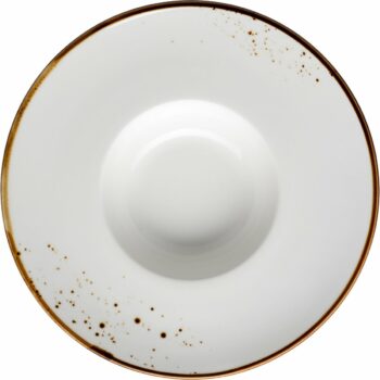 Mäser Gurmánsky tanier Pintar White hnedé bodky 26cm
