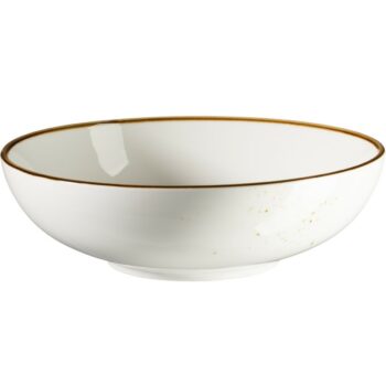 Mäser Miska Pintar White hnedé bodky 22 cm, 22 cm