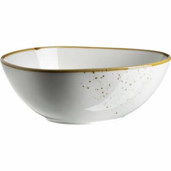Mäser Oválná miska Pintar White hnedé bodky 22 x19 cm, L
