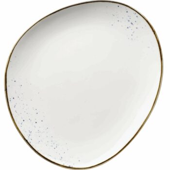 Mäser Oválný tanier Pintar White modré tečky 29 x26 cm, L