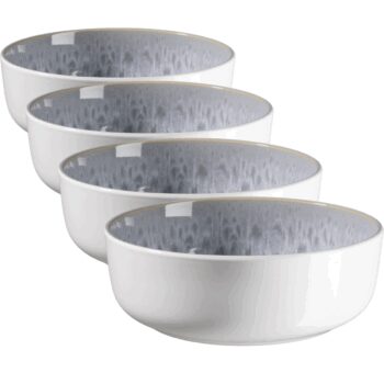 Mäser Súprava hlbokých tanierov Lunaria Grey 18 cm, 4 ks