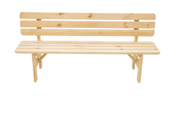 Masívna lavica z borovice drevo 30 mm (rôzne dĺžky) 150 cm