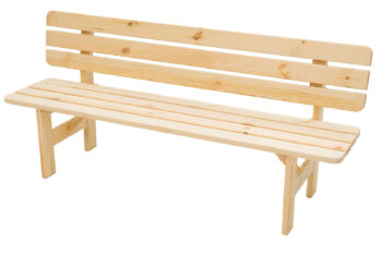 Masívna lavica z borovice drevo 30 mm (rôzne dĺžky) 180 cm