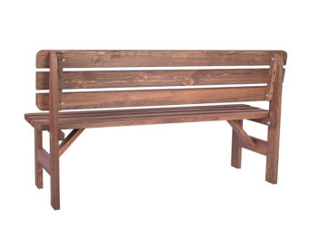Masívná lavica z borovice drevo moderené 30 mm (rôzne dĺžky) 180 cm