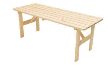 Masívny stôl z borovice drevo 30 mm (rôzne dĺžky) 150 cm
