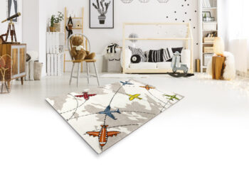 Medipa (Merinos), Detský kusový koberec Diamond Kids 22995/670, 120x170, šedá, detská izba