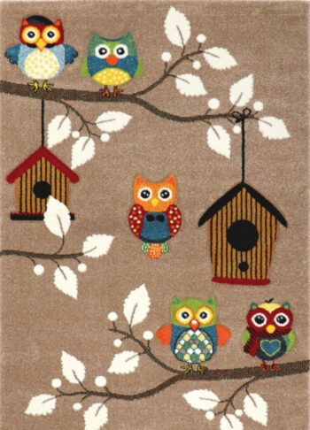 Medipa (Merinos), Detský kusový koberec Diamond Kids 24189/70, 140x200, hnedá, detská izba