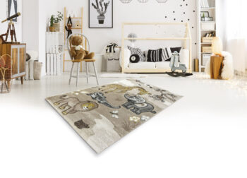 Medipa (Merinos), Detský kusový koberec Diamond Kids 24292/760, 140x200, béžová, detská izba