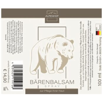 Medvedí balzam v spreji, 100 ml
