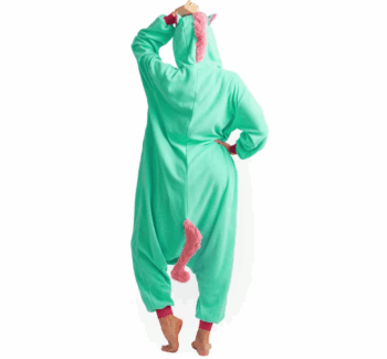 Mentolový kigurumi overal s motívom jednorožca veľkosť S